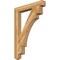 Ekena Millwork Merced Craftsman Rough Sawn Bracket, Western Red Cedar, 4"W x 30"D x 42"H BKT04X30X42MRC04RWR - alternate 1